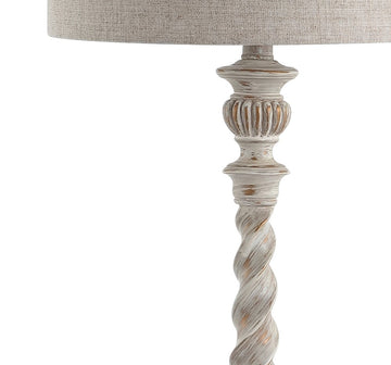 Regent 33" Rustic Resin LED Table Lamp - JONATHAN Y
